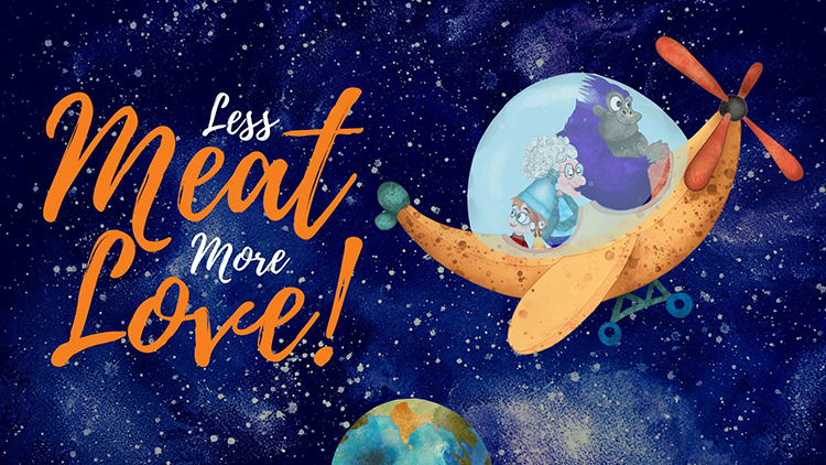 Less Meat More Love animation - 4